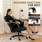 gtplayer pu leather office chair, home desk chair on a desk or shelf