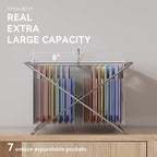 ThinkTex Plastic Expanding Hanging File Folders, 7 Innovative 1.2" Accordion - Image 4