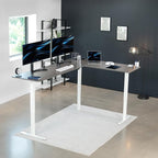 VIVO Electric Corner 84 x 63 inch L-Shaped Standing Desk, Memory Height - Image 2