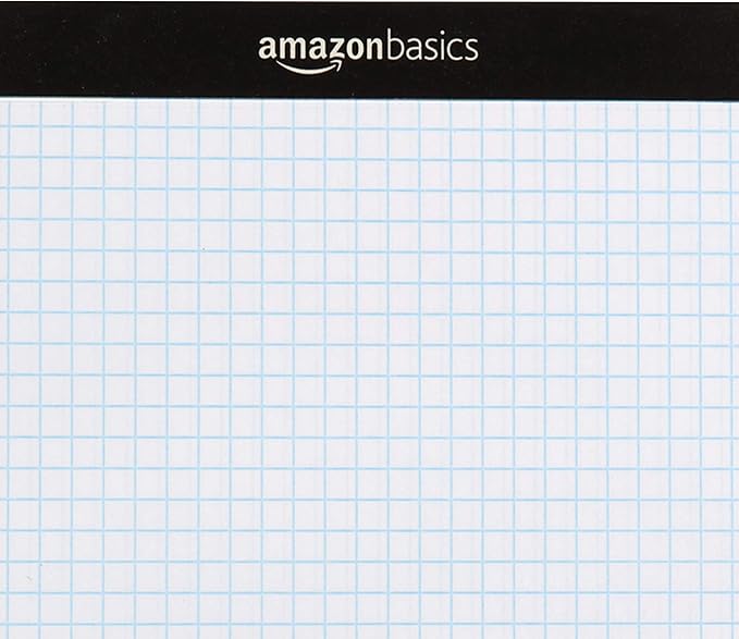 Amazon Basics Quad Ruled Graph Paper Pad, 600 Sheets, Letter Size 8.5 x 11 in - Image 4