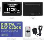 7'' Dementia Clock For Seniors, Large Display Digital Clock - Image 8