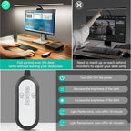 ShineTech LED Desk Lamp for Home Office, 4000K Neutral White Double Head - Image 7
