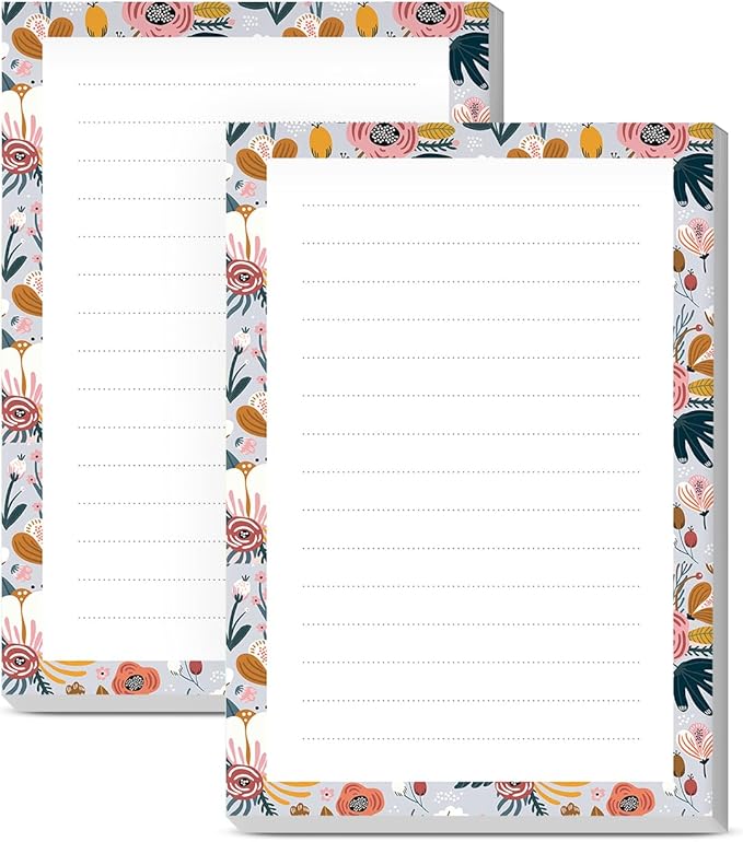 SXboxing Sticky Notes 4X6 Inches, 2 Pack Large Cute Self-Stick Pads, Bright by SXboxing