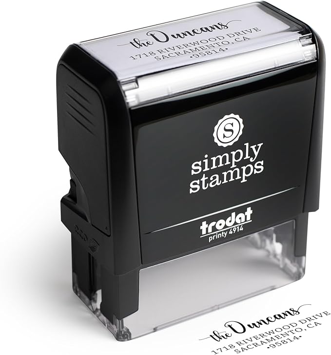The Duncans Personalized Self-Inking Address Stamp | Envelope Return Address - Image 2