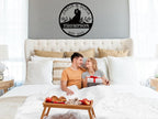 Wedding Couple Sign Metal, Personalized - Image 4