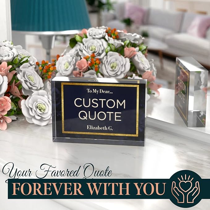 Custom Acrylic Sign Personalized, Custom Desk Name Plate, 18 Styles, - Image 6