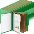 Skyygemm 48 Pcs Classification Folders Letter Size, 3 Divider Pressboard File by Skyygemm