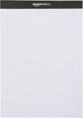 Amazon Basics Quad-Ruled Graph Paper Pad, 8.5 Inch x 11.75 Inch, 100 Sheets/Pad by AmazonBasics