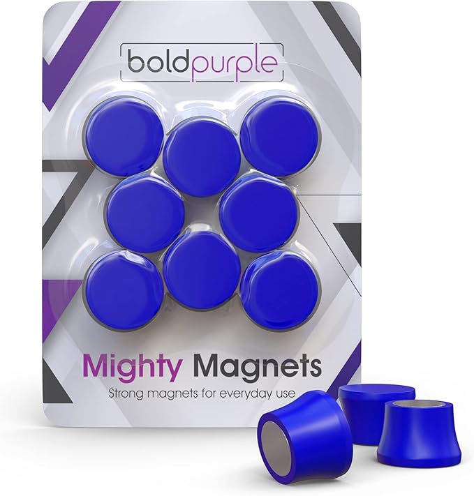 Strong Magnets for Whiteboard, Glassboard and Fridge. N54 Neodymium Rare Earth by boldpurple