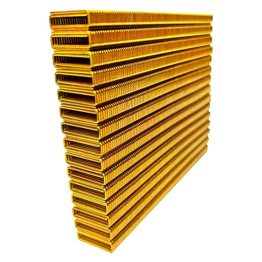 SimCos 18 Gauge 1/4" Narrow Crown Staples, Galvanized Upholstery Staples by SimCos