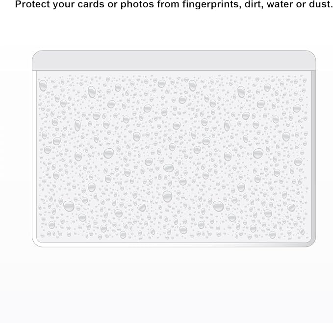 Clear Adhesive 4" x 6" Index Card Pockets - Image 5