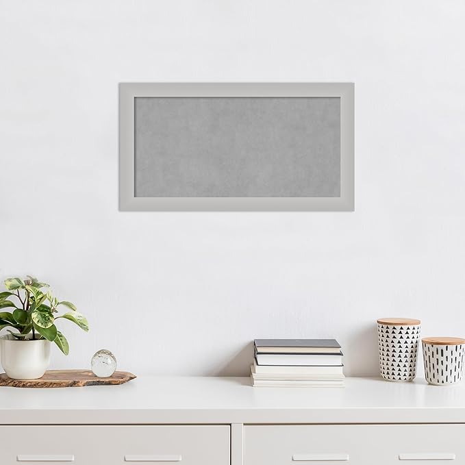 Amanti Art Silver Framed Magnetic Board 15x27 Small Vision Board - Image 5