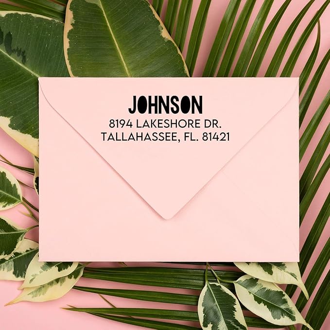 Self Inking Modern Address Stamps | Custom Return Address Stamper - Image 8