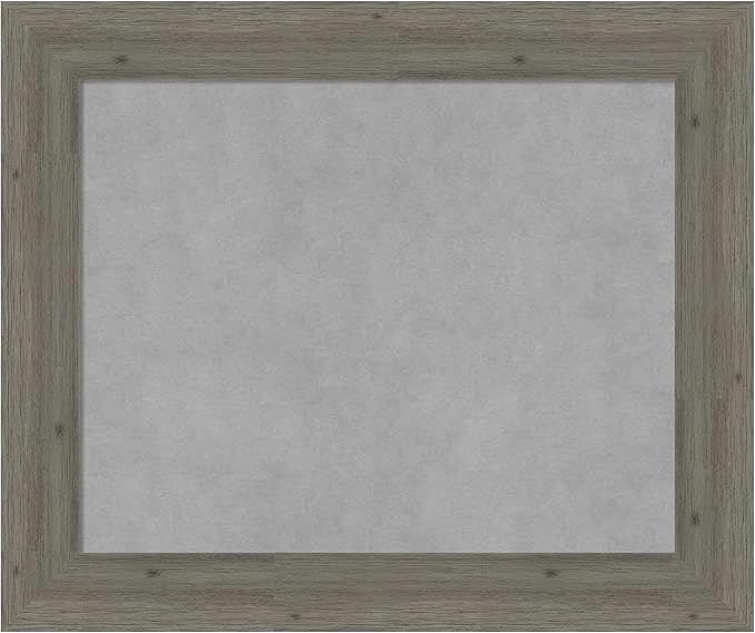 Amanti Art Grey Framed Magnetic Board 21x25 Small Vision Board by AmantiArt