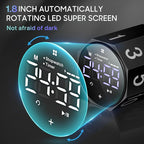 Digital Pomodoro Timer, Frosted Metal Productivity Cube Timer, 1.8 In LED - Image 3