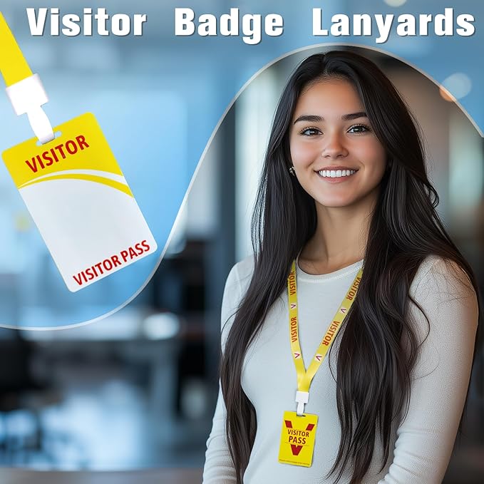 Visitor Badge Lanyards Volunteer Badge Holder - Image 3