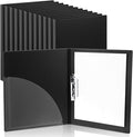Teling 12 Pack Punchless Clamp Binder Folder 8.5 x 11 Inch Ringless Binder Holds by Teling