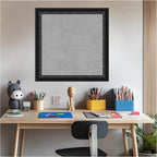 Amanti Art Black Framed Magnetic Board 24x24 Medium Vision Board - Image 5