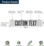 Custom Sign, Custom Street Sign, 11 Font Colors, 13 Font Styles, 4 Hole Options - Image 6