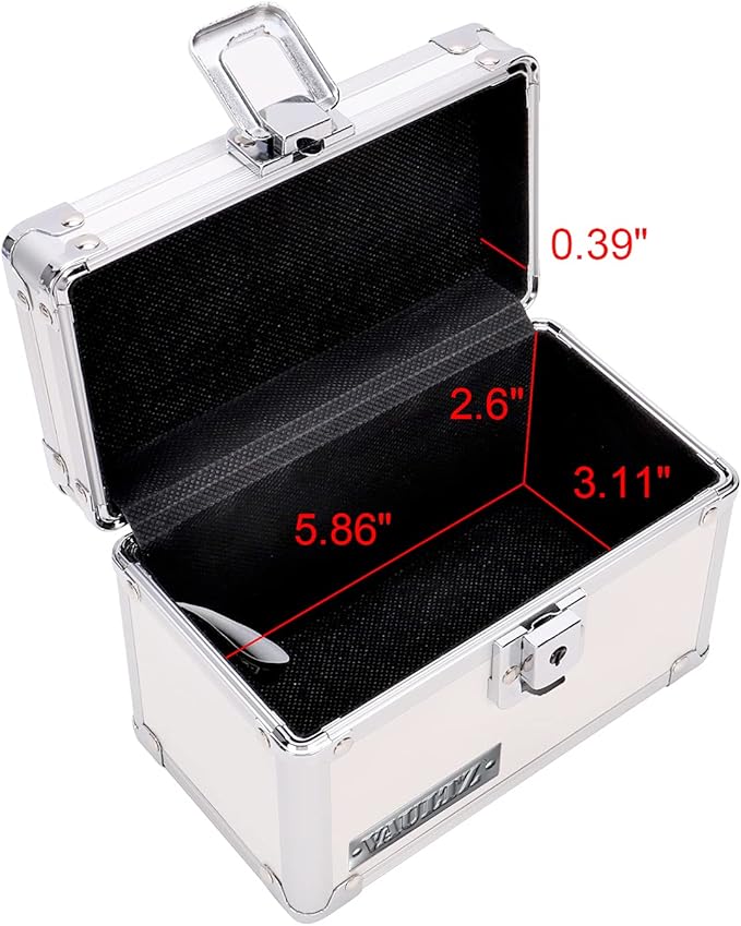 Vaultz Locking Index Card File, 3 x 5 Inches - Image 5