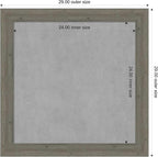 Amanti Art Grey Framed Magnetic Board 29x29 Medium Vision Board - Image 4