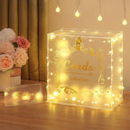 DIWNELEM Acrylic Wedding Card Box by DIWNELEM
