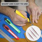 Lanties 300 Pcs Box Cutters Retractable Utility Knife Office Supplies 9mm Wide - Image 5