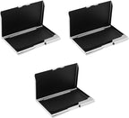 Stephanie Imports Set of 3 Slim & Minimalist Metal Business Card Holder Unisex - Image 2