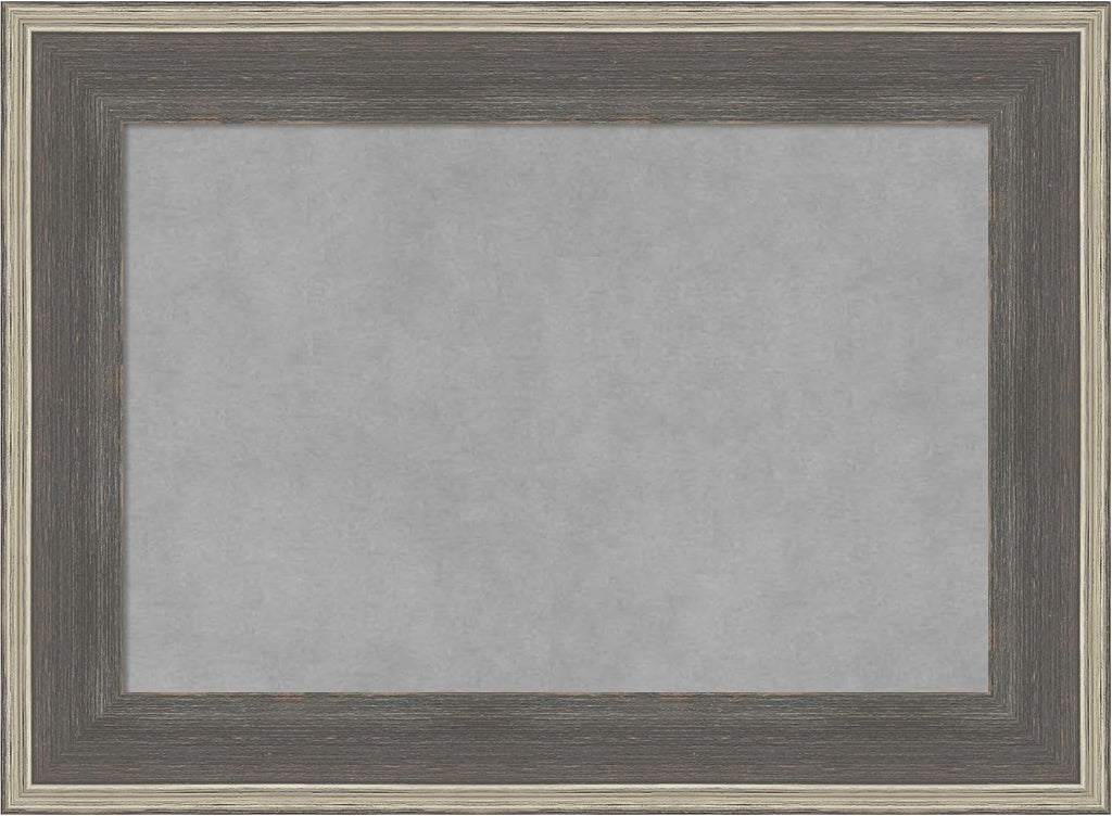 Amanti Art Grey Framed Magnetic Board 17x23 Small Vision Board