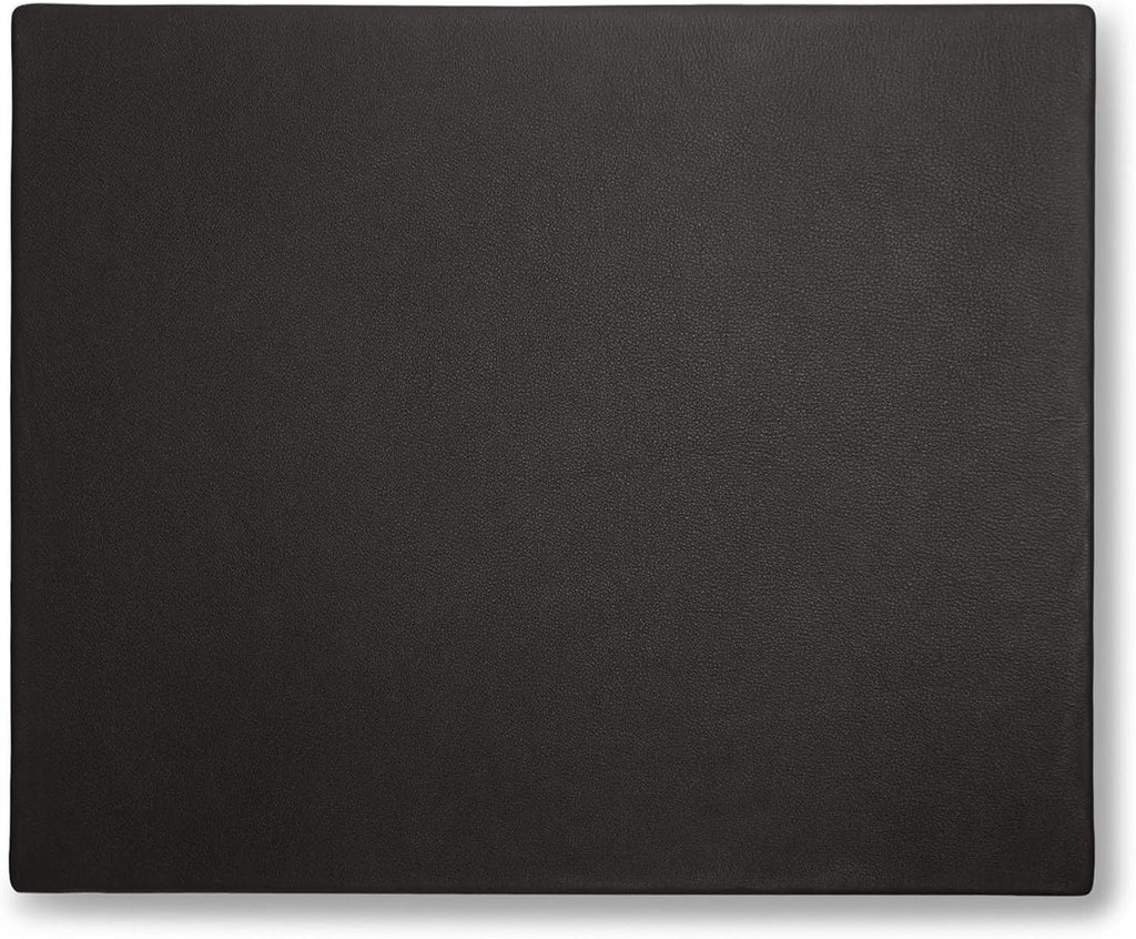 Leatherology Black Onyx Classic Desk Pad – Full-Grain Leather Office Mat