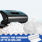 Baderke 40 Pcs Shredder Bags 15 Gallon Paper Shred Waste Bags 26'' x 30'' White - Image 4