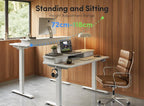 FEZIBO 40 x 24 Inch Height Adjustable Electric Standing Desk - Image 4