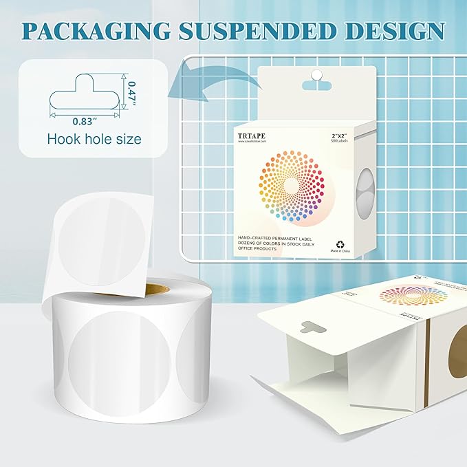 2 Inch Round Color Coding Labels - Image 3