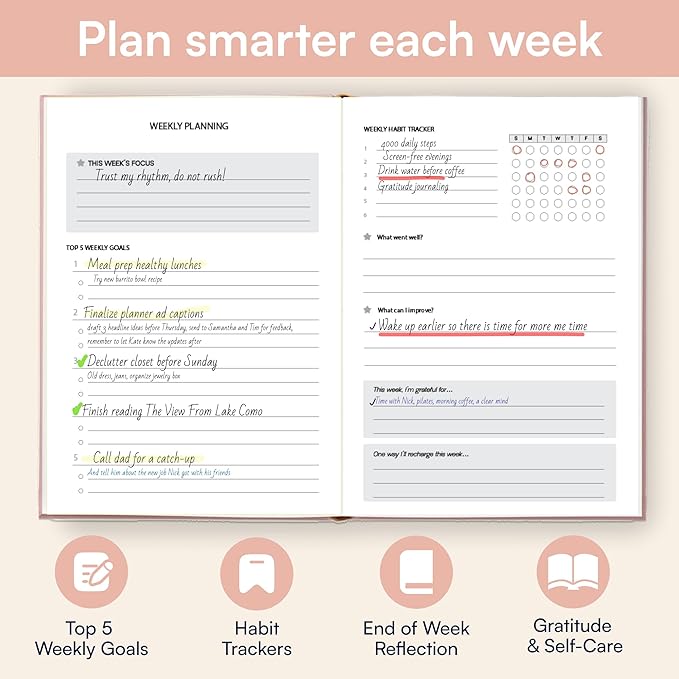 3-Month Productivity & Goal Planner 2026 - Image 4