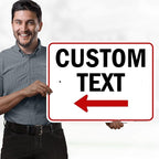 Custom Arrow, Custom Directional Sign, Left Arrow, 18x24 Inches, Rust Free .063 - Image 2