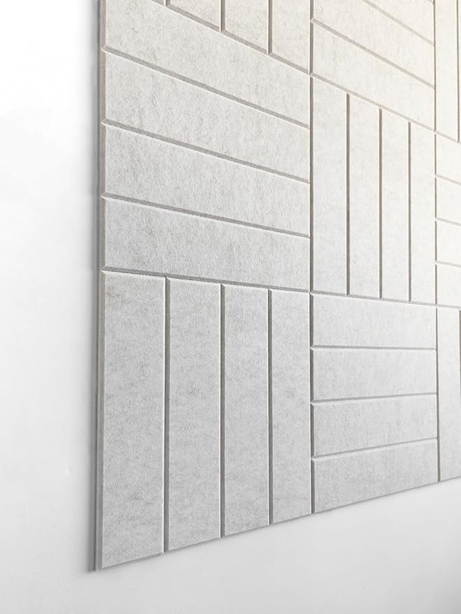 DECORITA Felt Bulletin Board Tiles | Modern Cork Board Alternative | Large Cork - Image 4
