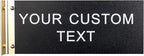 Custom Double-Sided Corridor Sign Personalized Hallway Corridor Sign Door Flag by NEMOCI