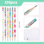 TecUnite 120 Pcs HB Pencils Unsharpened Pencils - Image 3