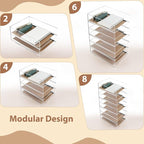 2 Pack Acrylic Paper Tray Organizer - Image 2