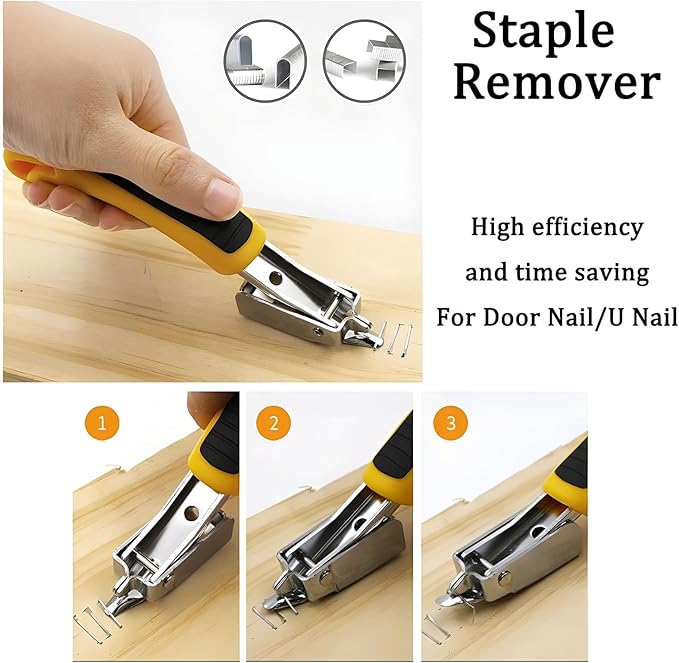 Staple Remover, Staple Puller Tool, Upholstery and Construction Heavy Duty - Image 4