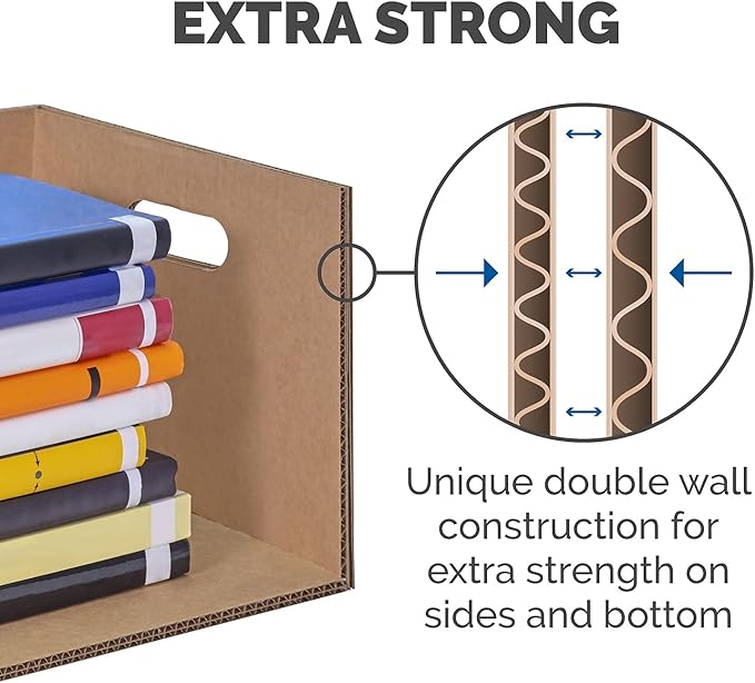 Bankers Box Small Classic Moving Box 20 Pack, Reinforced Handles, Tape-Free - Image 4