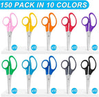Toidgy 150 Packs Kids Scissors, 5 Inch Scissors Bulk - Image 2