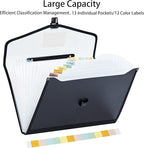 Legal Size 13-Pockets Expanding File Folder - Image 2