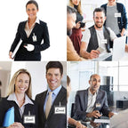 Lyellfe 100 Pieces Name Tag Holders - Image 7
