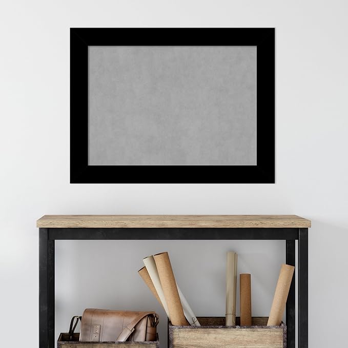 Amanti Art Black Framed Magnetic Board 25x33 Medium Vision Board - Image 6