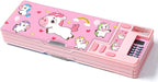 Pop Up Multifunction Pencil Case, Cute Cartoon Pen Box Organizer Stationery by Ristpal