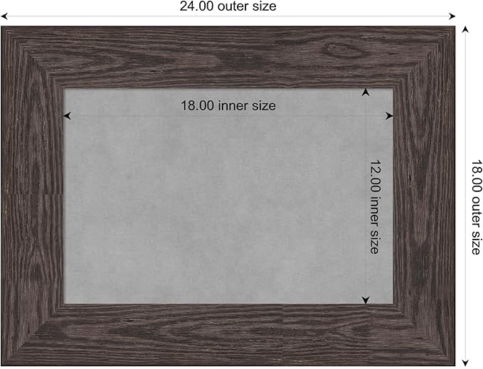 Amanti Art Black Framed Magnetic Board 18x24 Small Vision Board - Image 3