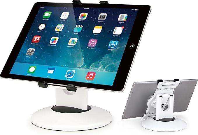 EHO iPad Stand, 360° Rotating Commercial Tablet Stand, Retail Kiosk, Microsoft by EHOPrime