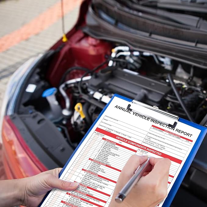 Annual Vehicle Inspection Report Form 25-pk 3-Ply Carbonless, 8.5" x 11.75" + - Image 6
