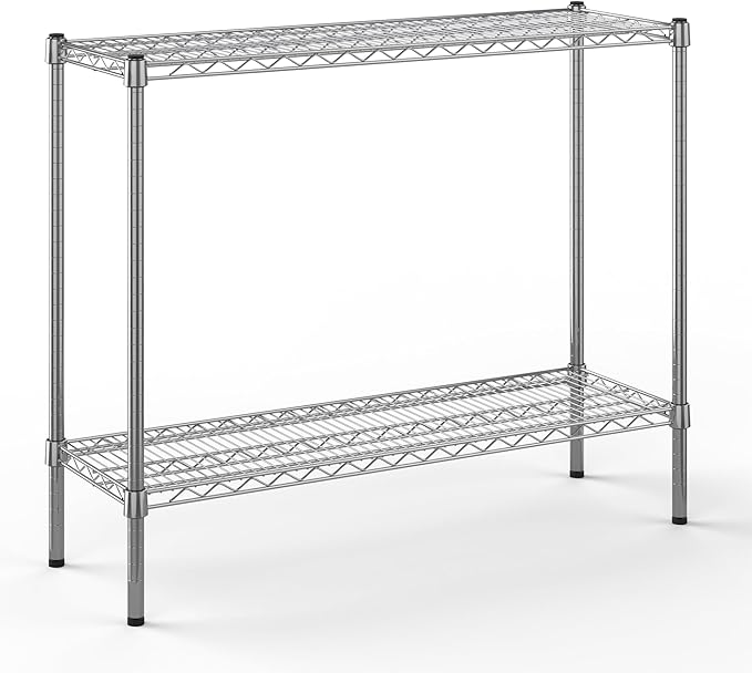 Regal Altair 14" Deep x 42" Wide x 34" Height Wire Shelving Kit | 2-Tier | NSF by Regal+Altair